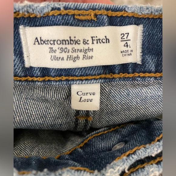 Abercrombie and Fitch curve love 90s straight high rise - Picture 4 of 4
